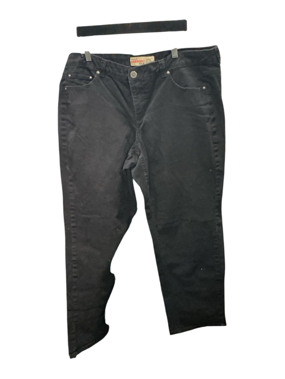 Just My Size Black Slim-Straight Men’s Jeans